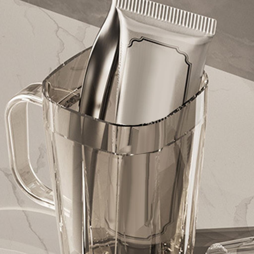 Plastic Mouthwash Cup Multipurpose Light Luxury Stylish Reusable Lightweight Portable Toothbrush Cup for Home Travel