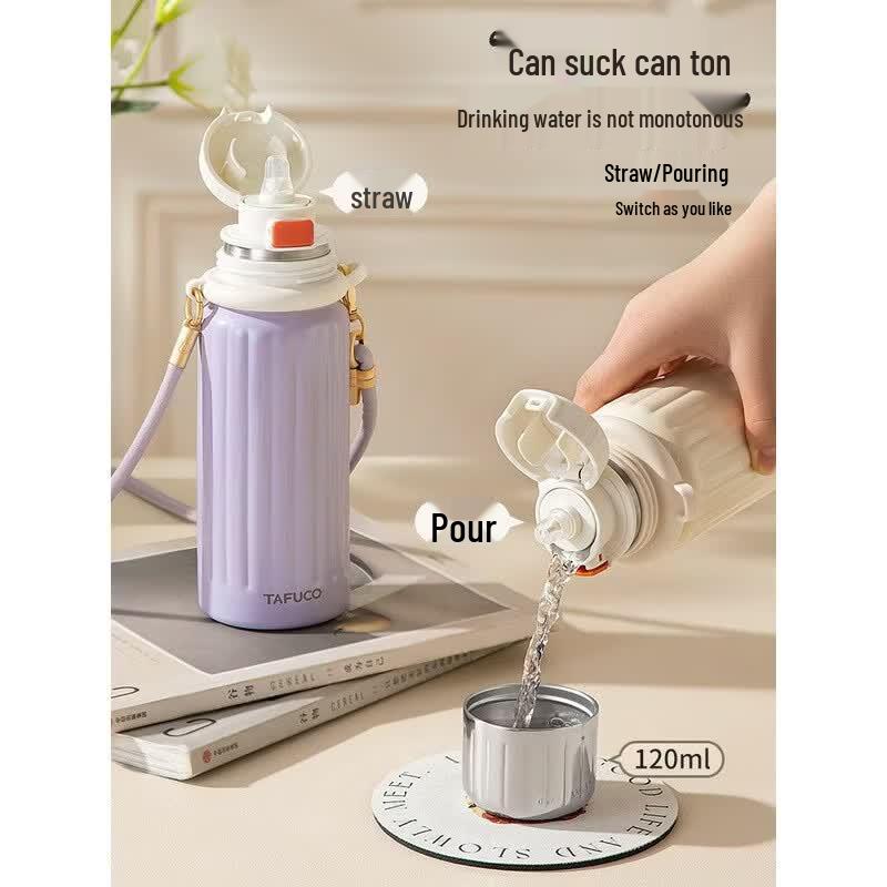 

TAFUCO T2417 316 Stainless Steel Portable Vacuum Flask