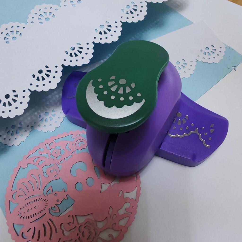 Large Children's Lace Edge Embosser Puncher Tool for DIY Patterns