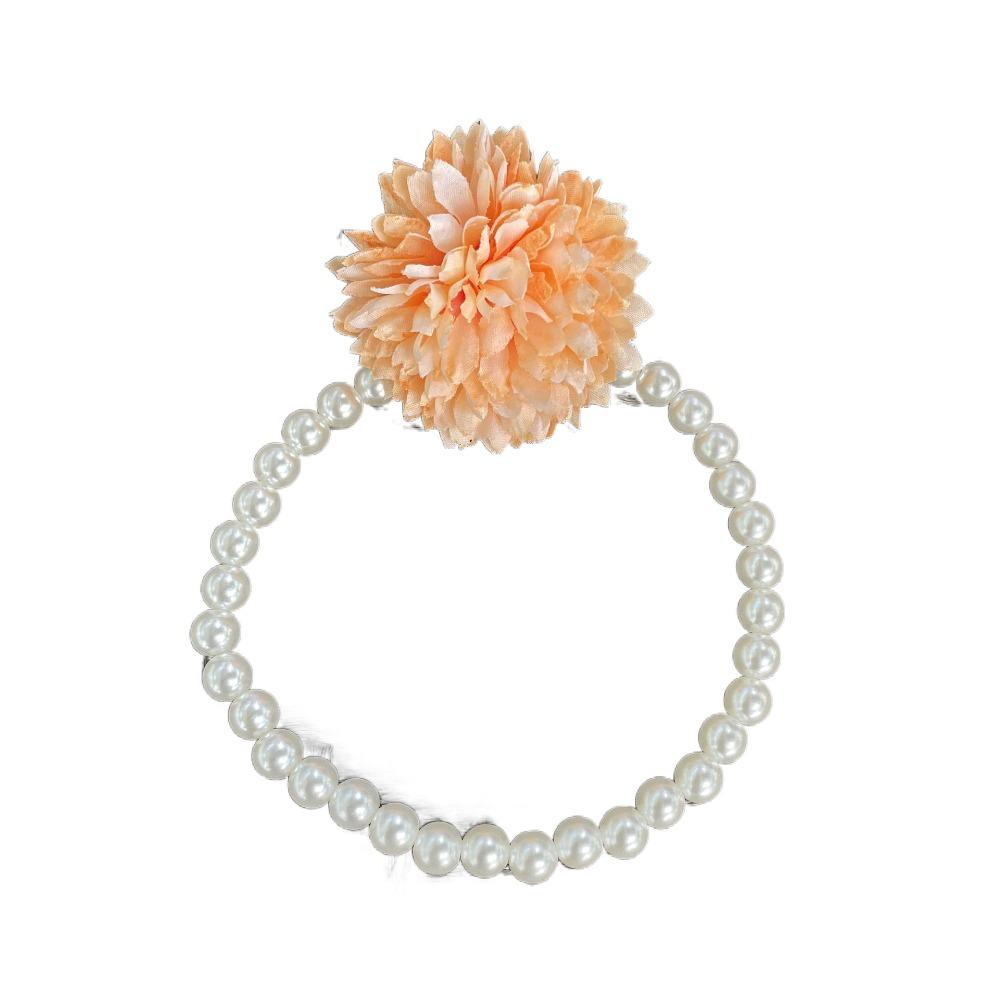 

Стиль национальности Дай Цветок Розы Резинка для волос Держатель для хвоста Эластичная повязка на голову Женская оранжевый