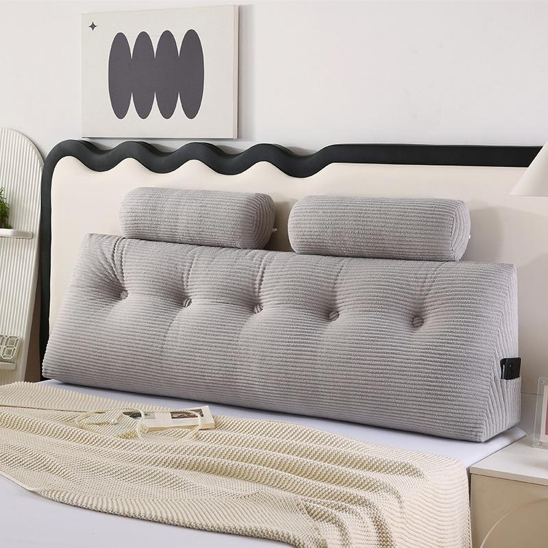 Triangle Sofa Large Backrest Headboard Pillow Cute Pillow Cojines Decorativos Floor Cushion Headrest Cushion