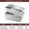 Rectangular Stone Draining Tray & Solid Basin Set