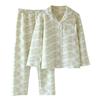IDOHEMO Floral Size XL Women's Pajamas, Loungewear, Cotton, Print, Green,