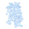 100Pcs Thermal Conductive Pad Silicone Thermal Sheet for IC Chipset LED IC SMD DIP Blue