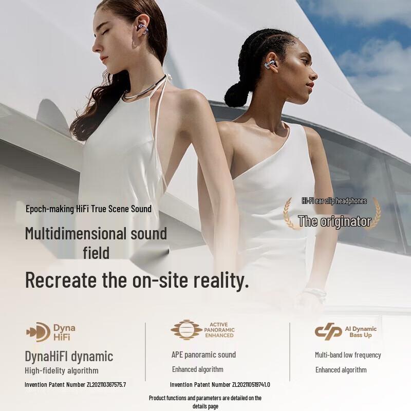 SANAG S8S Ultra Bone Conduction Bluetooth Ear Clip Headphones