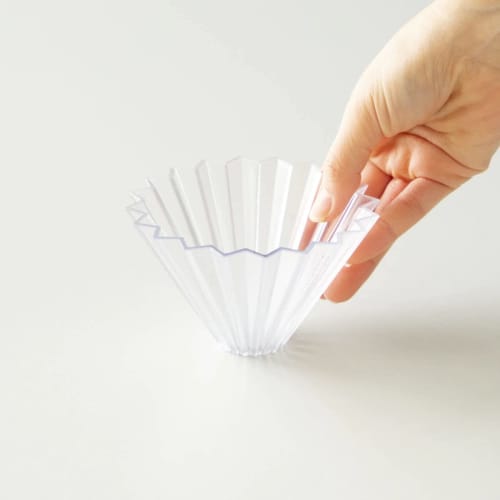 ORIGAMI Dripper Air S (for 1-2 cups), Clear, Made in Japan