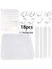 Transparent Invisible Ring Sizer: Spring Wire Acrylic Spacer for Oversized Rings