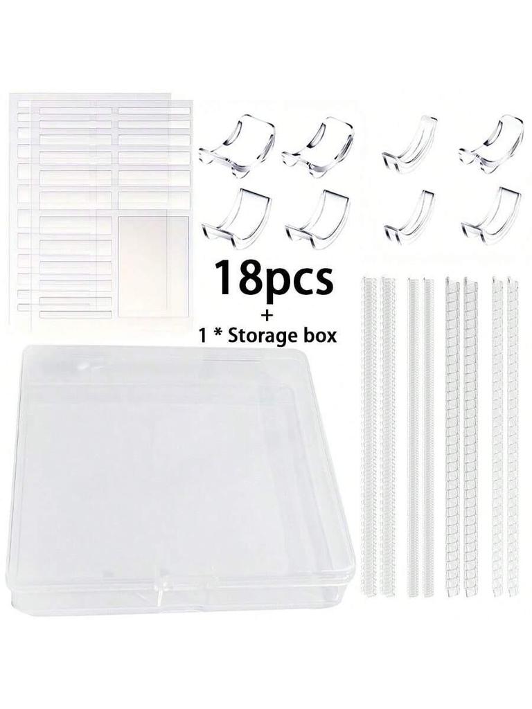 Transparent Invisible Ring Sizer: Spring Wire Acrylic Spacer for Oversized Rings