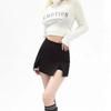 Sexy Split Skirts Women Black Fashionable Bodycon Ins All-match Streetwear Summer Female Asymmetrical Mini Sexy Korean Y2k