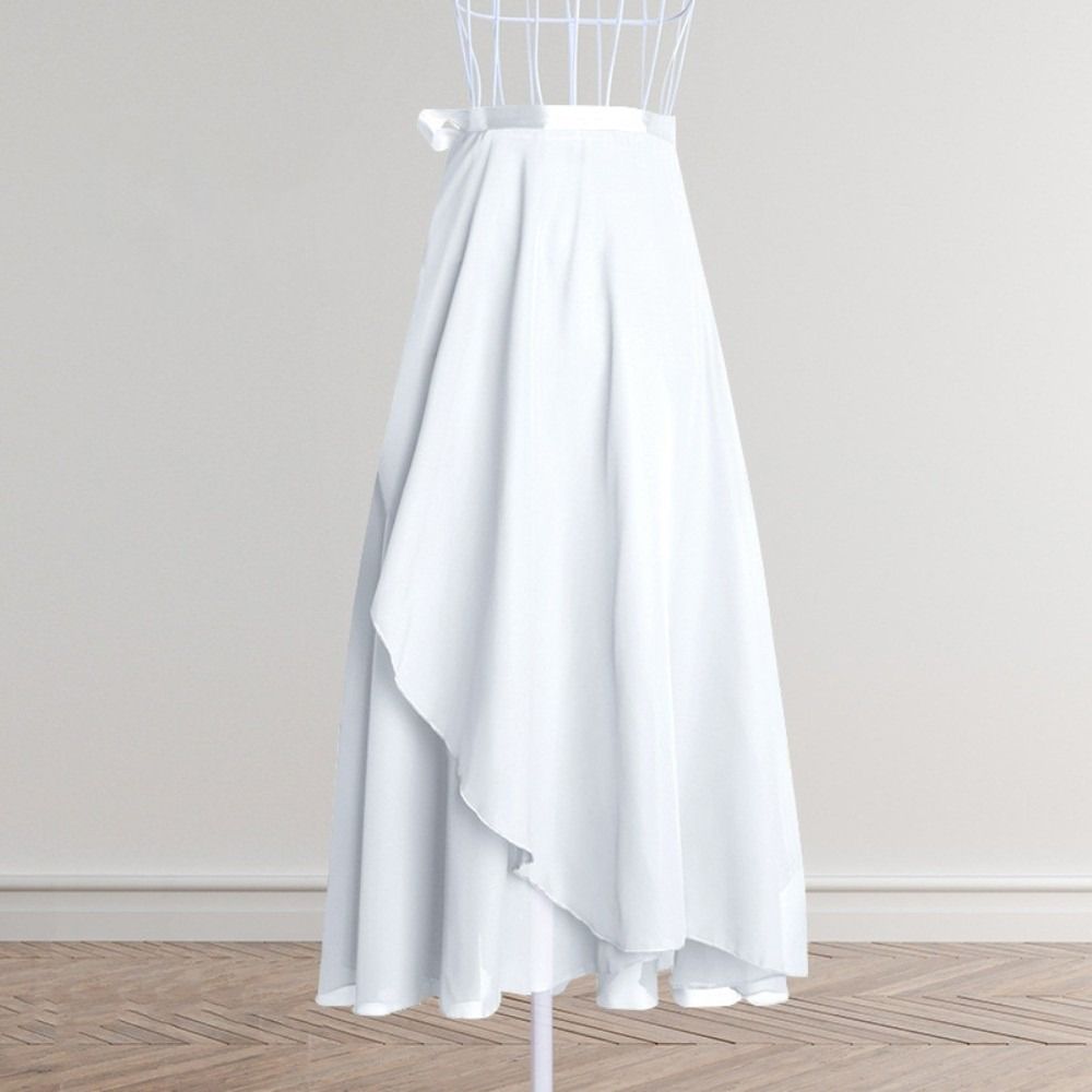 Long Tie Up Ballet Skirt Dance Dress Dance Costumes Skirt Long Chiffon Dance Skirt Performance