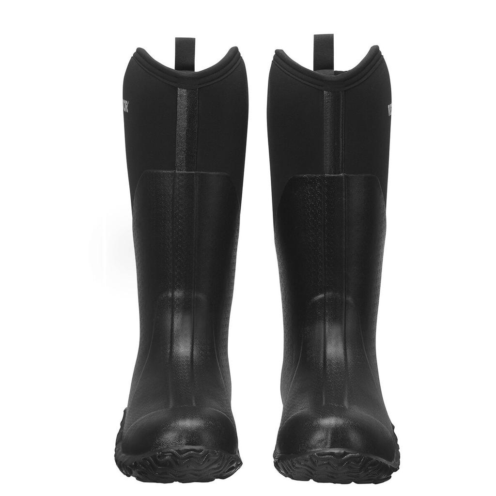 Protective Footwear for Men Neoprene Rubber Work Rain Boots Size 11 US