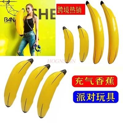 1Pcs Inflatable Banana Air Mold Bar Singles Day Nightclub Ktv Atmosphere Cloth Dress Up Party Violent Balloon Pvc Toys