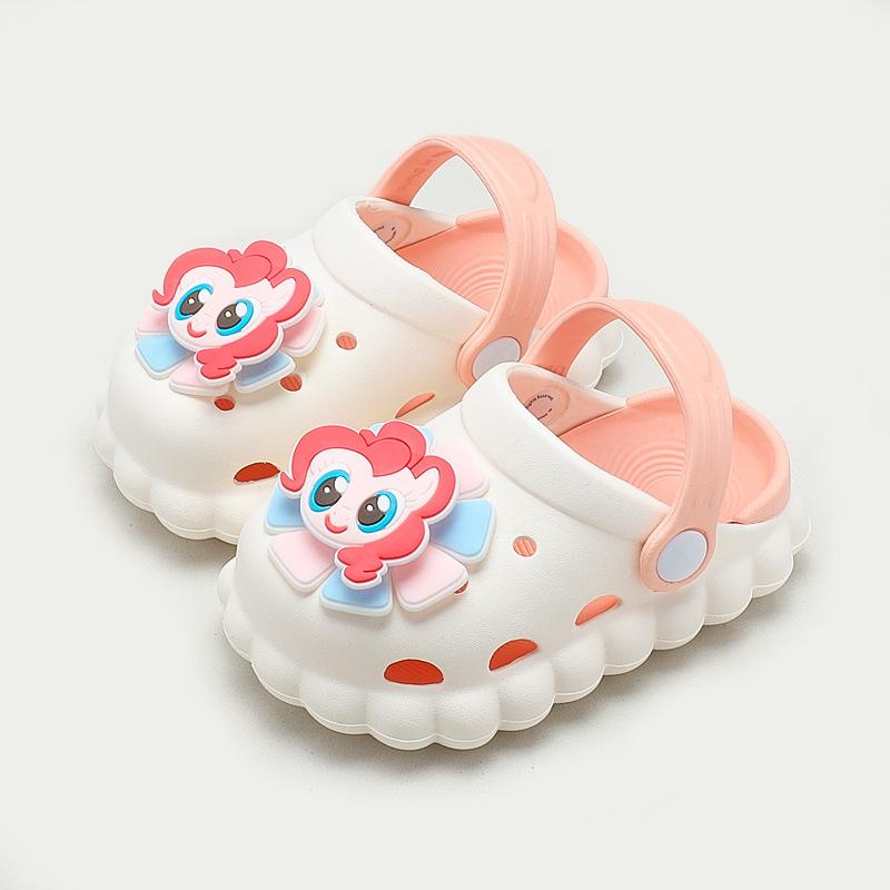 Children, Girls, Girls, Hole Shoes, Cute DIY Removable Shoes with Shoe Flowers Ins Three-dimensional Cute Card