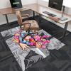 1pc Anime Cartoon Design Chair Mat - DUB PT BR - Office Desk Rug for Home Decor, Gaming Room, Bedroom, Living Room - Non-Slip Carpet Suitable for All