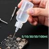 100-5ML Needle Tip Glue Applicator Plastic Bottle Essential Oil Injection Pigment Bottle Mobile Phone Dropper Repair Tool