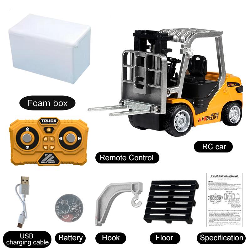 New 1:64 Rc Car Mini 2.4Ghz City Road Handle High Speed Alloy All Terrain Remote Control Car Dual Control Children's Toys Gifts