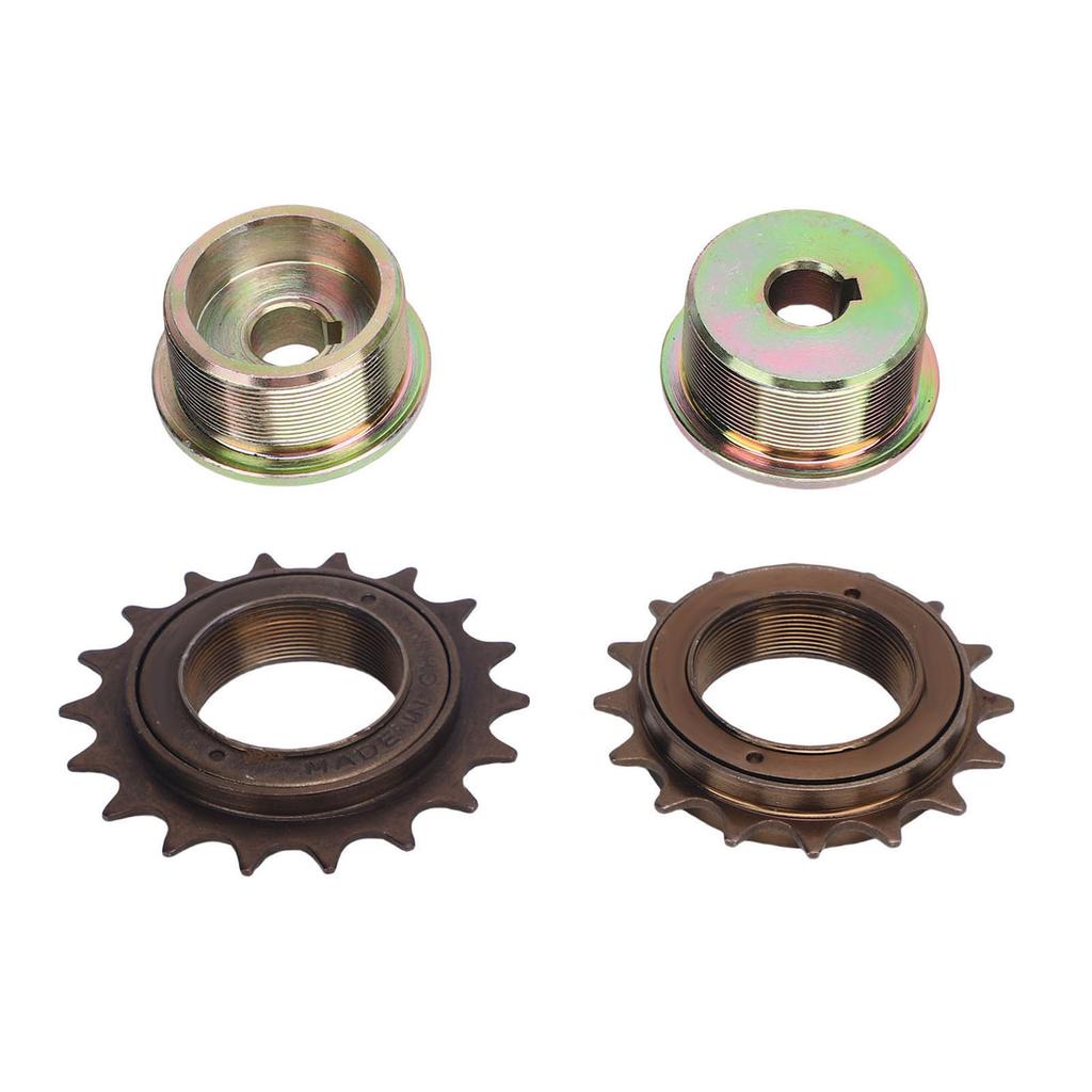 Bike Freewheel and Adapter Kit 16T 18T Flywheel Left Right Drive Adapter Set for Replacement