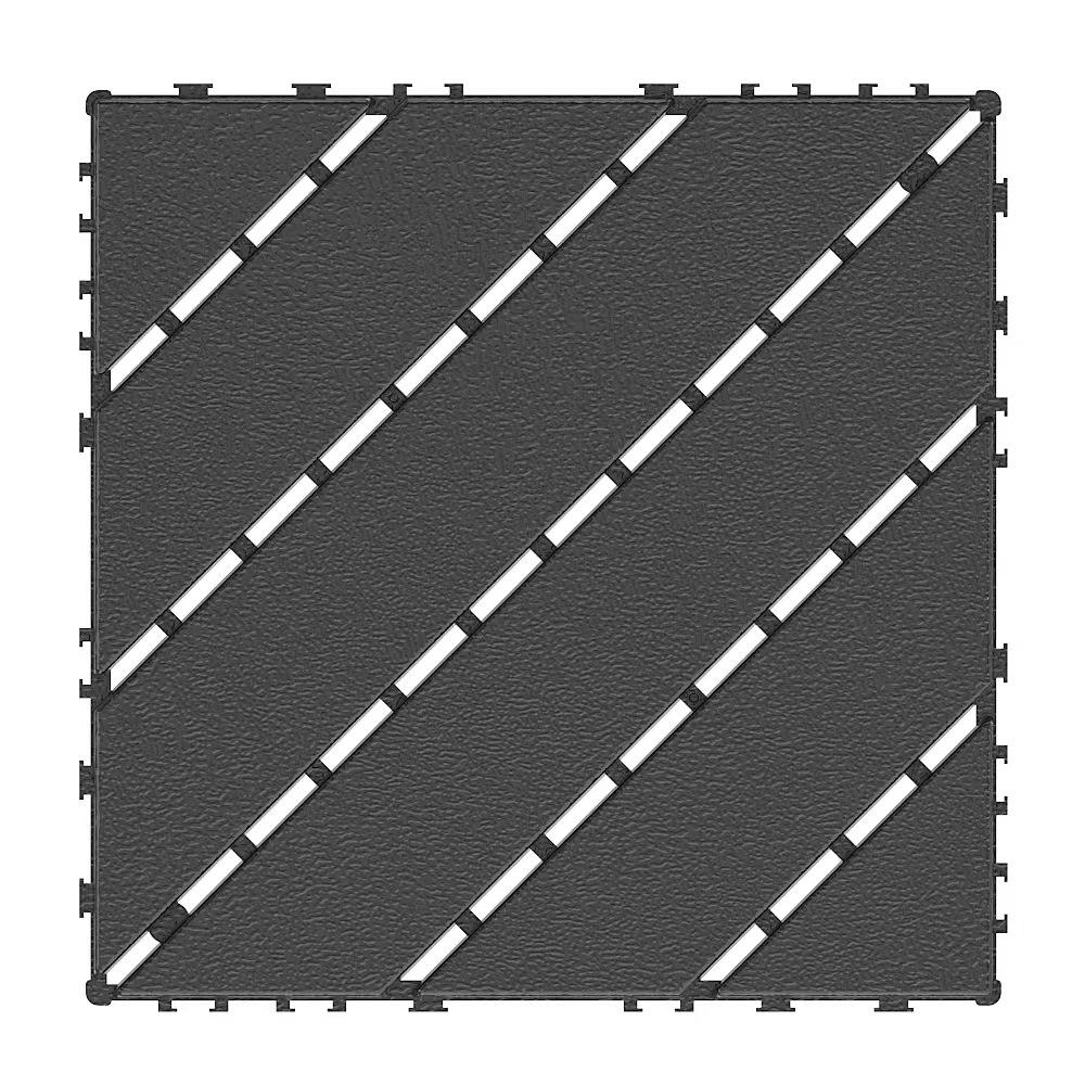 Eco-Friendly Outdoor Imitation Wood Flooring: Self-Laying, Weather-Resistant PP Plastic for Garden and Terrace