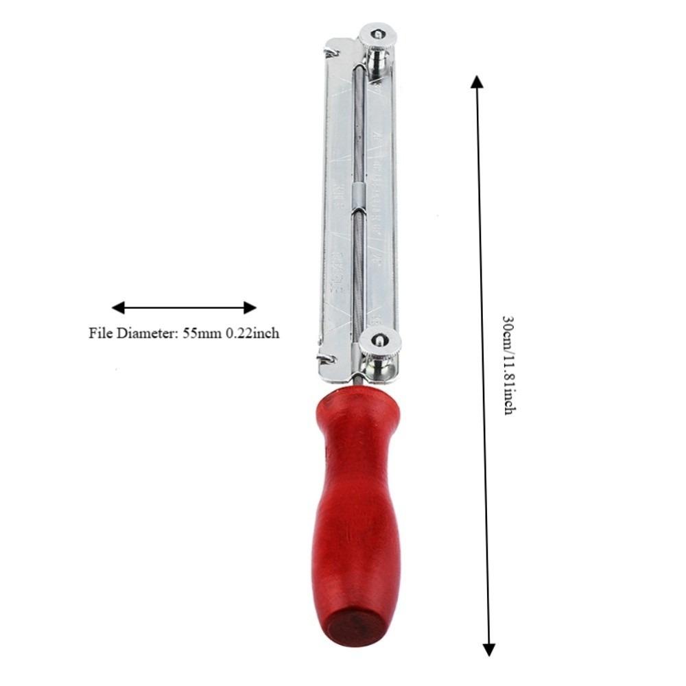 Plastic Handle Chainsaw File Kit Round File Chainsaw Sharpener Chainsaw Maintenance