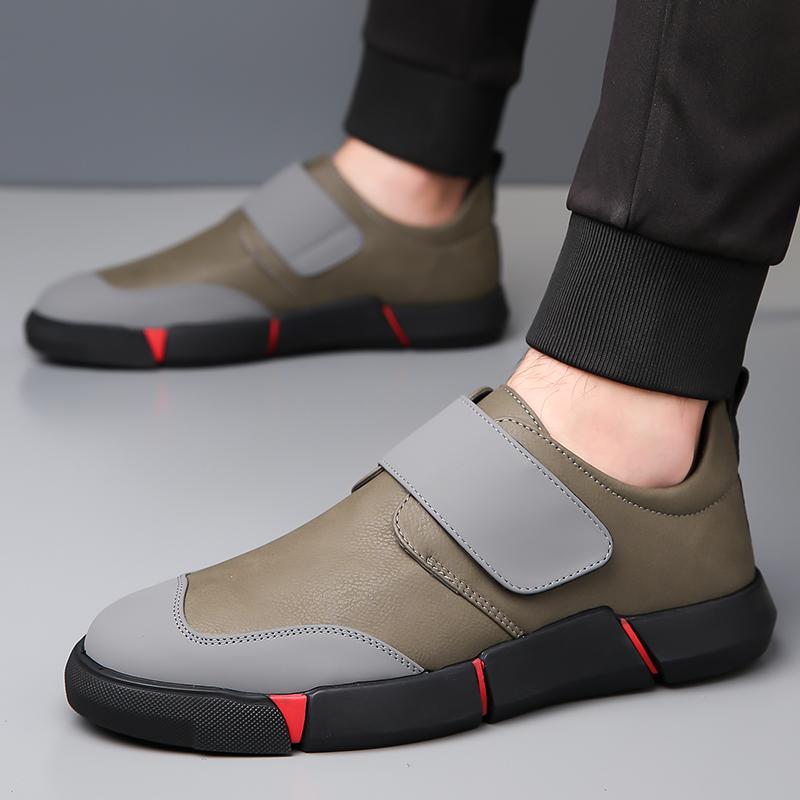 Fashion Handmade Leather Men Shoes Casual Slip on Loafers Breathable Leather Shoes Men Flats 2025 Hot Sale Moccasins Male Tooling Shoes