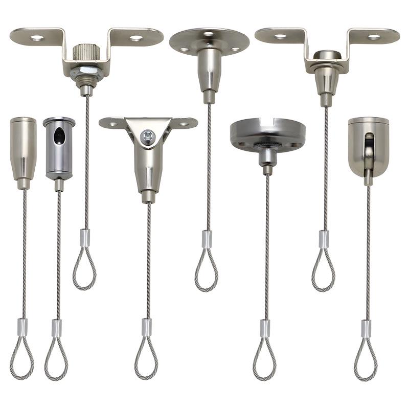 Acrylic Hanging Wire with Buckle Lock for Advertising Boards and Lamps