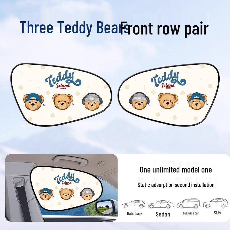 

Privacy Car Curtains: Sun & Sleep Protection, Frameless, No Installation Needed