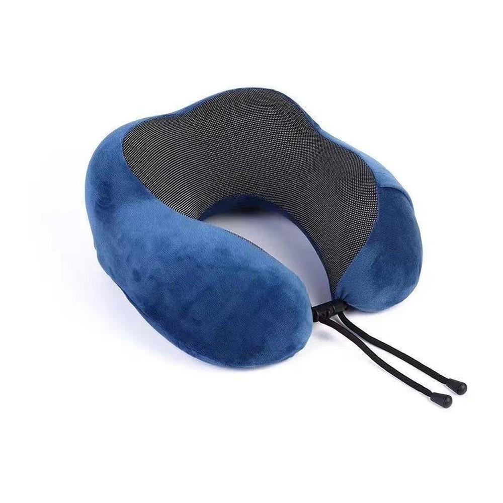 U-förmiges Reisekissen, Memory-Schaum-Nackenkissen, weiches Massage-Nackenkissen, Schlafflugzeug-Nackenkissen