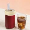 Reusable Soda Can Lid with Straw BPA-Free Silicone Cover for Standard Cans Spill-Proof Pop Can Lids for Coke Beer