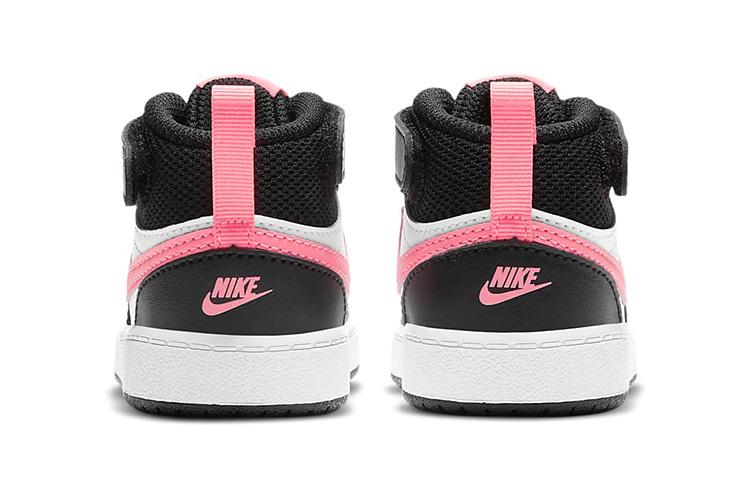 Nike Court Borough Mid White Sunset Pulse TD CD7784-005