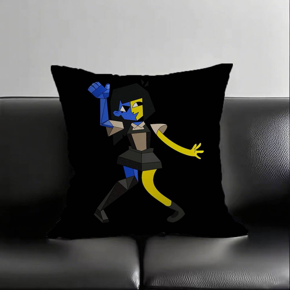 1pc Ena Pillow Case Square Bedroom Sofa Leisure Comfort Cushion Car Living Room Home Decoration