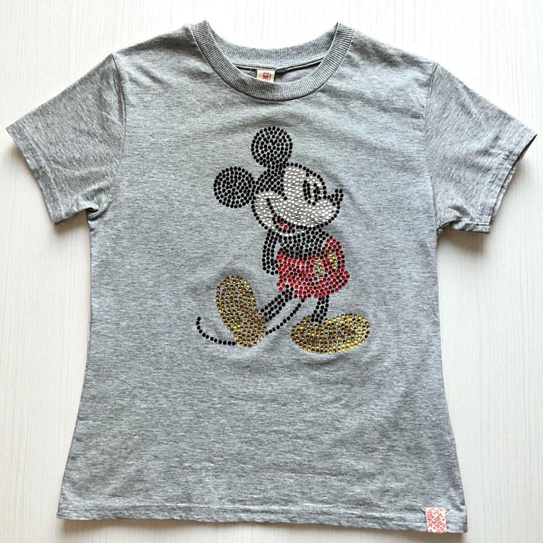 

[Б/У] Редкая футболка с Микки Маусом от INK+PAINT со стразами, Дисней