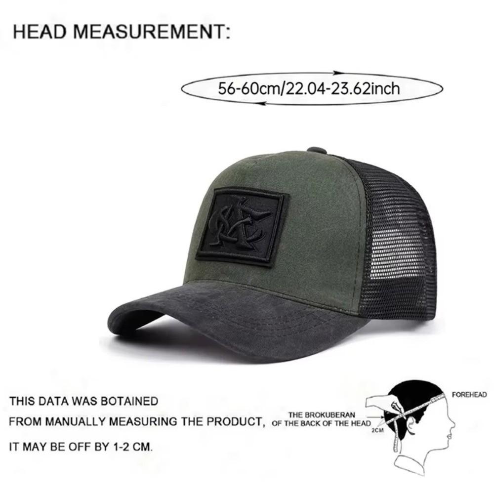Vintage Breathable Baseball Hat Embroidered Hip Hop Hat Fashion Distressed Faded Cap Men Women