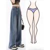 American White Wide-leg Jeans for Women New High-waisted Slimming Loose Pleated Lazy Draped Straight-leg Pants