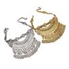 Etnisk Vintage Bohemisk Lång Mynt Halsband Med Tofs Mynt Hänge Design För Kvinnor