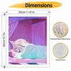 Disney Sleeping Beauty DIY Oil Painting Art Painting Kit Home Wall Decor Handmade Gift For Bedside Bedroom Princess Theme Wall Art Decor