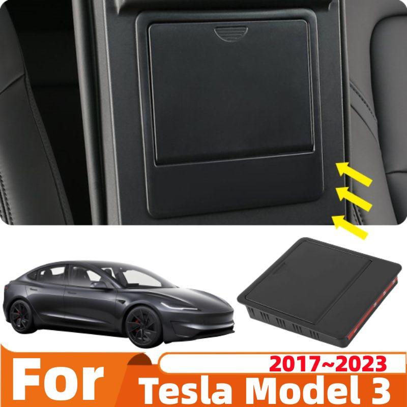 

Для Tesla Model 3 2017 2018 2019 2020 2025 2025 2025 Автомобильный лоток для организации центральной консоли Подлокотник Чехол Скрытый ящик для хранения Аксессуары