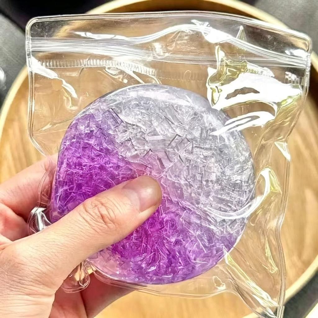 Shredded Ice Sugar Ball Squishy Handmade Decompression Vent Toy