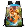 Kinder Cartoon Print Rucksack Grundschulkinder - Leichte Ergonomische Zweigurt-Tasche Mit Atmungsaktivem Oxford-Stoff