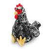 Simulation Hen Cock Plush Chicken Doll Stuffed Colorful Long Fur Stuffed Fatty Farmland Animal Plushie Decoration Men Present