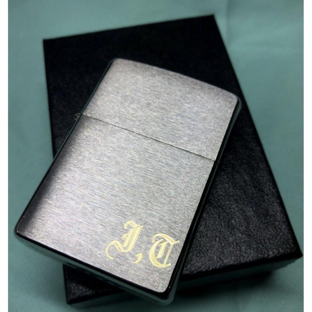 Used Zippo Lighter, Deep Engraving #200, Initial Personalization, For Gifts