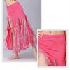 Belly Dance Skirt for Women,Dancing Skirt Belly Dancer Outfit,Sequins Slit Flowy Maxi Skirt Halloween Costume Gift
