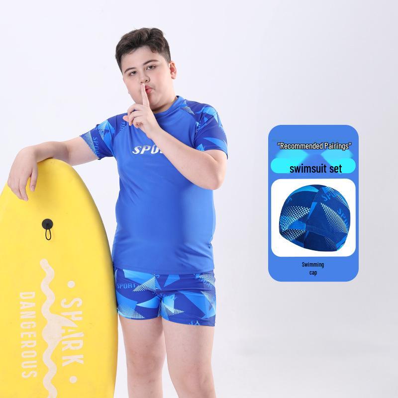 Plus Size Boys' Swimsuit for Teens and Kids - Hot Spring Collection