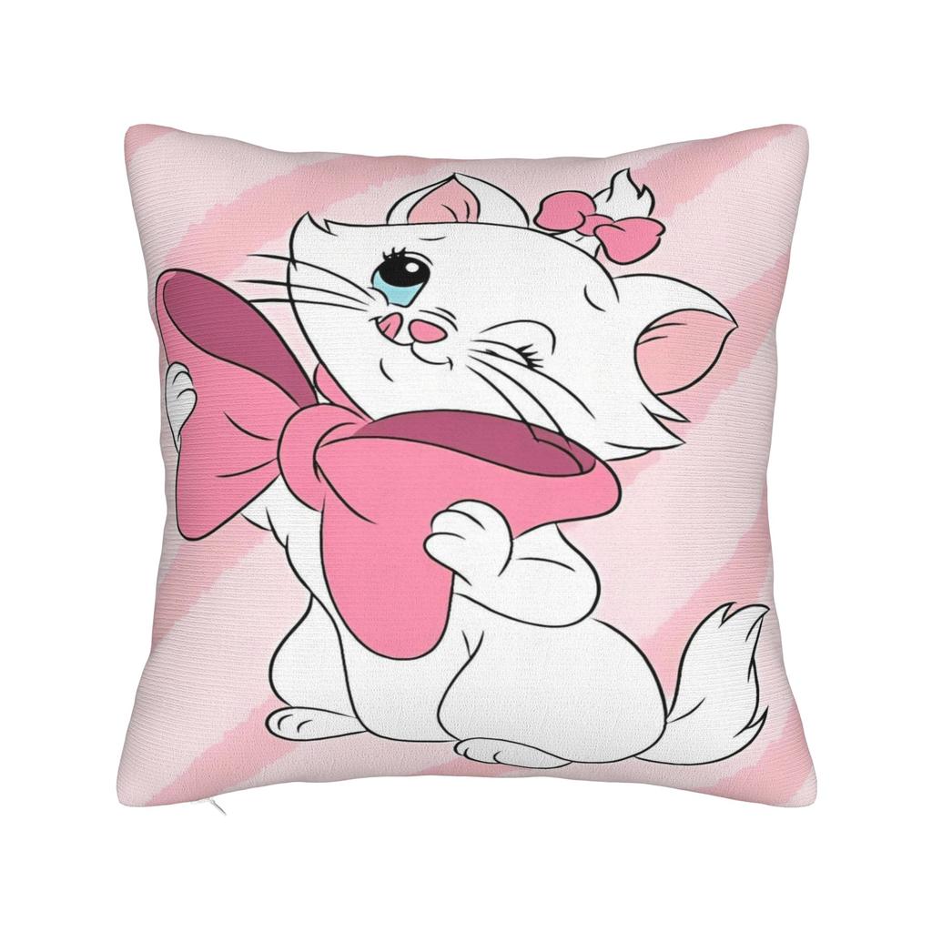 Marie Katze Cartoon Kissenbezug Polyester Kissenbezug Dekorativ Kissenhülle Zuhause Dropshipping 45*45cm
