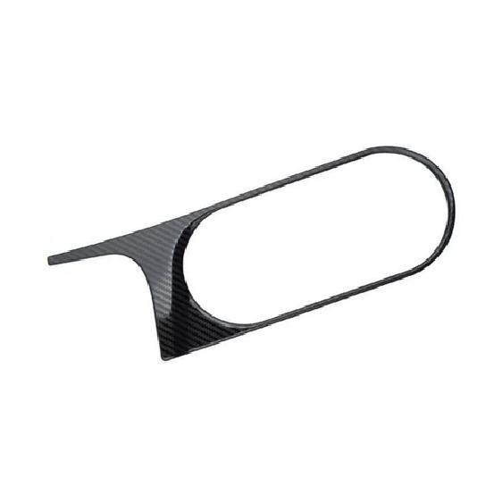 For Hyundai Elantra 2016-2018 Steel Carbon Fiber Water Cup Holder Panel Overlay
