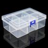1Pc 6-Grid Plastic Box Removable Storage Box For Tools Jewelry And Fishing Gear Desktop Storage Box