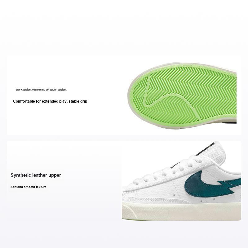 Nike Blazer Low 77 GS Blitz-Swoosh Kinder-Sneaker Weiß DM8689-100 38