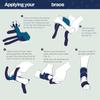 Cats Cushioned Foreleg Wrap for Pet Use, Secure Hold and Formed Insert for Indoor Rest and Routine Support Wear Daily