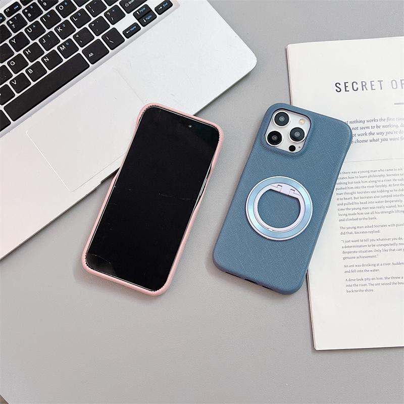 For Magsafe Wireless Charge Magnetic Case for iPhone 15 14 13 12 11 Pro Max Plus Cases Rotating Stand Ring Shockproof Hard Cover