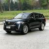 1:24 Cadillac XT6 SUV Alloy Car Model Diecast Metal Off-road Vehicles Car Model Sound and Light Simulation Collection Decoration