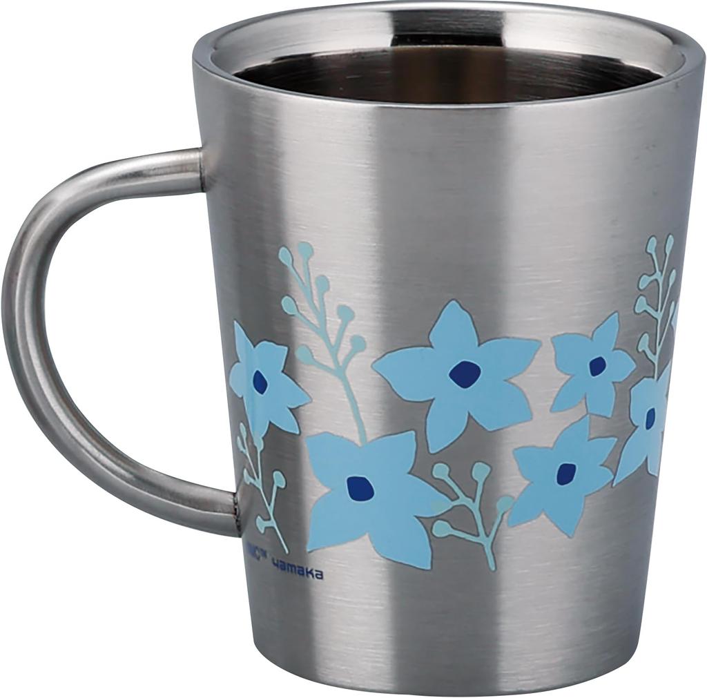 Moomin Stainless Steel Double-Sided Mug (360ml) (Snufkin) Made in Japan (Body: China, Japanese Painting) Yamaka Shoten MM8103-856